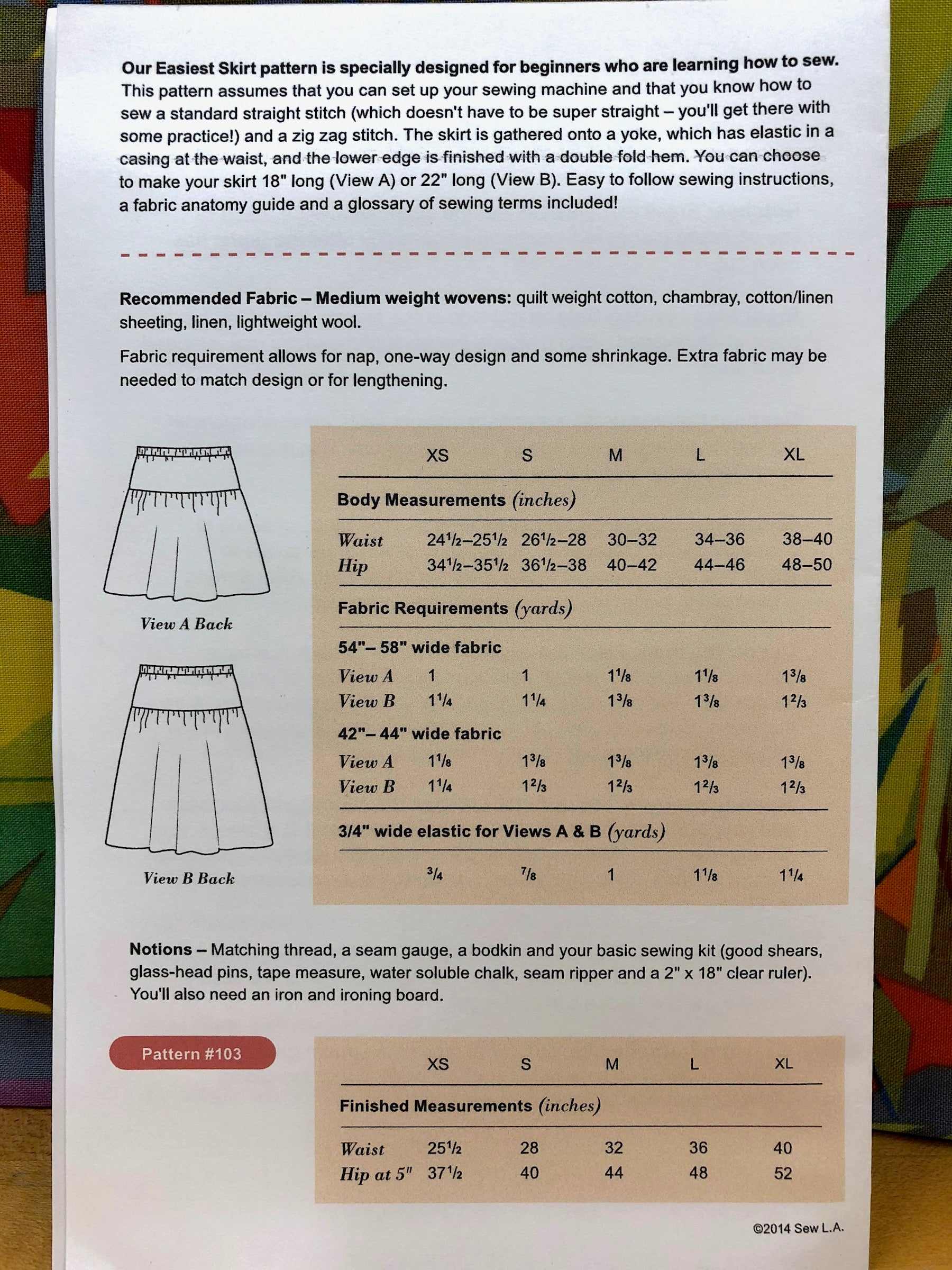 Easiest Skirt Pattern - Sew L.A. Shaerie Mead Patternmaker