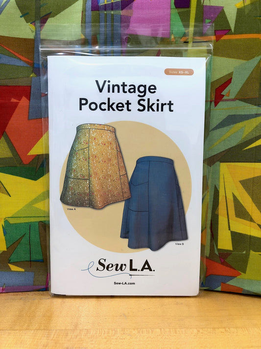 Sew L.A. Vintage Pocket Skirt Shaerie Mead Patternmaker
