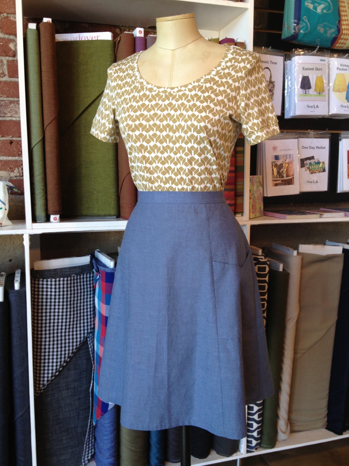 Sew L.A. Vintage Pocket Skirt Shaerie Mead Patternmaker